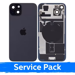 Galinis dangtelis skirtas Apple iPhone 15 Plus / Black / (Service Pack)