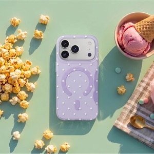 Bubble Dots Mag case for Samsung S26 Ultra purple