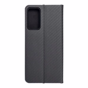 LUNA Book Carbon dėklas telefonui XIAOMI Redmi Note 11 Pro / 11 Pro 5G juodas