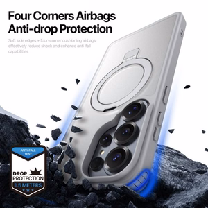 Чехол Dux Ducis Yind магнитная подставка Samsung S948 S26 Ultra серый
