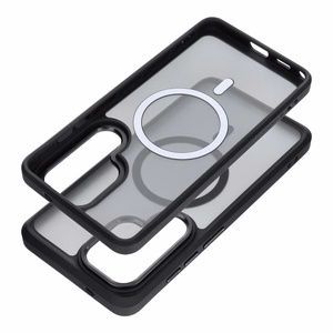 Чехол для Samsung S26 ULTRA Forcell F-Protect Smoke Hybrid Premium совместимый с MagSafe черный