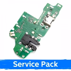 Charging Port Compatible With Huawei P Smart 2019 With Flex / Plata Original (Service Pack)