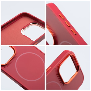 Dėklas telefonui FRAME MAG COVER (m) - IPHONE 13 PRO, violetinis