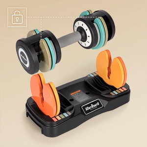 REBEL ACTIVE AUTOMATIC CAST IRON DUMBBELLS 2X10KG RBA2335
