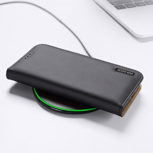 Dux Ducis Hivo dėklas Samsung Galaxy S23+ atverčiamas dėklas su pinigine ir RFID apsauga juodas