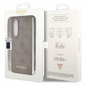 Guess GUHCZFD5GF4GBR F946 Z Fold5 brown/brown hardcase 4G Charms Collection