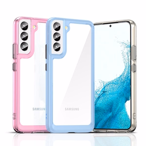 Outer Space Case для Samsung Galaxy S23 чехол с гибкой рамкой синий