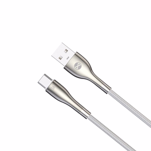 Forever Sleek кабель USB - USB-C 1,0 m 3A белый