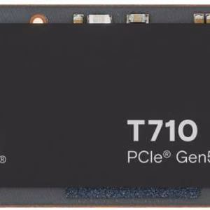 SSD diskas Crucial T710 4TB M.2 PCIe Gen5 NVMe Skaitymas 14500 MB/s Rašymas 13800 MB/s