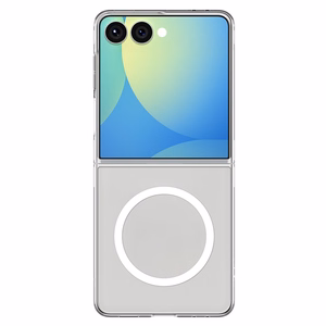 Чехол Spigen AirSkin Mag MagSafe для Samsung Galaxy Z Flip 7 - прозрачный и белый