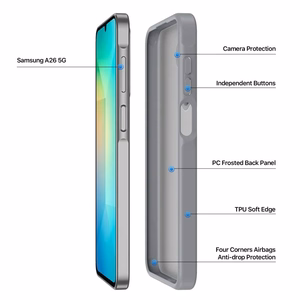 Dėklas Dux Ducis Yind skirtas Samsung A266 A26 5G pilkas