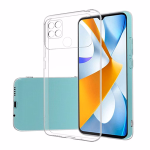 Dėklas Xiaomi Poco C40, Ultra Slim 0,5 mm galinis dėklas, skaidrus