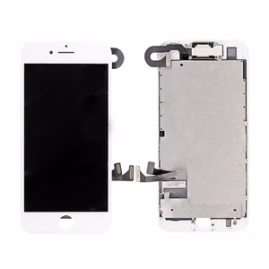 Telefono LCD ekranas su lietimo stiklu iPhone 7, baltas