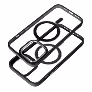 Чехол для iPhone 14 PRO MAX Color Edge Mag Cover совместимый с MagSafe чёрный
