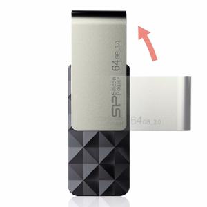 Silicon Power Blaze B30 USB atmintinė 32 GB USB Type-A 3.0 (3.1 Gen 1) juoda