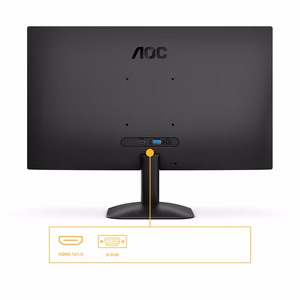 AOC 24B31H LED ekranas 60.5 cm (23.8") 1920 x 1080 pikselių Full HD juodas