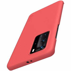 Nillkin Super Frosted Shield dėklas, skirtas Huawei P40 Pro, ryškiai raudonas