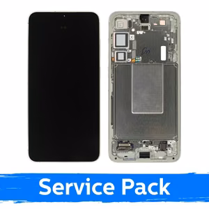 LCD Display Compatible Samsung S926 S24 Plus with Frame / Jade Green / (Service Pack) +INCLUDING BATTERY