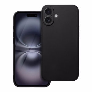 Чехол для iPhone 16 PLUS, матовый чёрный
