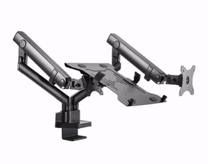 Gembird MA-DA3-02 monitoriaus laikiklis arba stovas 81,3 cm (32") Stalas Juoda