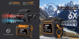 Profesionalus lazerinis atstumo matuoklis iki 1500m