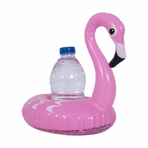 SUNCLUB pripučiamas flamingo formos puodelio laikiklis