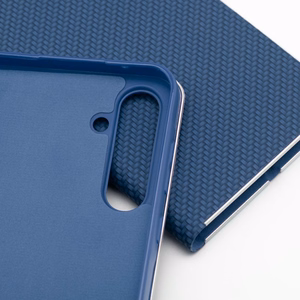 LUNA Book Carbon dėklas telefonui Xiaomi 14 Ultra mėlynas