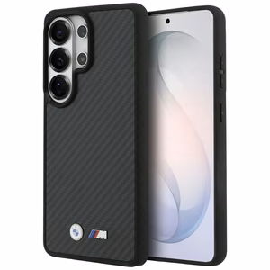 BMW M Kevlar Logo чехол MagSafe для Samsung Galaxy S26 Ultra чёрный