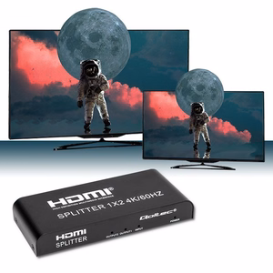 Qoltec 51797 Aktyvus HDMI Skirstytuvas 2x HDMI 4K 6Gb/s 60Hz