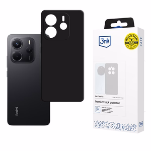 3mk Matt Case Pro Чехол для Xiaomi Redmi Note 14 4G - матовый чёрный