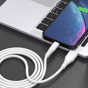 Кабель USB Dudao "TGL3L" белый Type-C 100cm (до 6A)