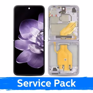 Ekranas skirtas Xiaomi Mix Flip su rėmeliu / Purple / (Service Pack)