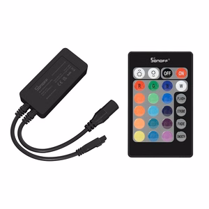 SONOFF L2-C išmanusis RGB LED juostos valdiklis su 24 mygtukų IR pulteliu