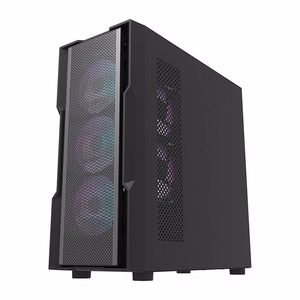 Darkflash DK431 Mesh kompiuterio korpusas (juodas) + 4 ARGB ventiliatoriai