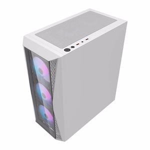 Darkflash DK352 Plus computer case (black and white) + 4 ARGB fans