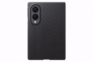 Магнитный чехол из арамидного волокна Samsung Galaxy Z Fold8 с 2 антибликовыми плёнками, чёрный