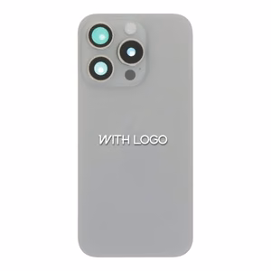 Galinis dangtelis skirtas iPhone 15 Pro / Natural Titanium / (be NFC flex) / OEM