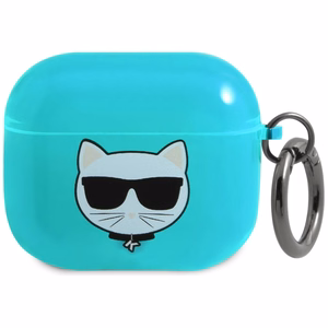 Karl Lagerfeld Choupette Case for AirPods 3 - Blue