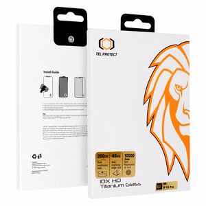 Apsauginis stiklas Tel Protect 10X HD Titanium skirtas Samsung Galaxy S25 Ultra (su piršto atpažinimo funkcija)