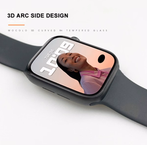 Mocolo 3D Full Glue Glass grūdintas apsauginis ekrano stiklas, skirtas Apple Watch Series 7 / 8, 41 mm