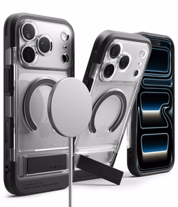Ringke UX Magnetic dėklas iPhone 18 Pro / 17 Pro, skaidrus