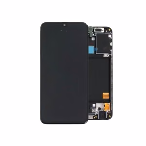 Дисплей Samsung A405 A40 2019 с сенсорным стеклом и рамкой чёрный оригинал (8/10 used)