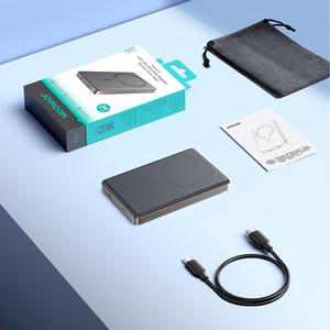 Joyroom JR-PBM08 Pro Powerbank 22.5W 10000mAh with Wireless Charging 2x USB-C - Titanium
