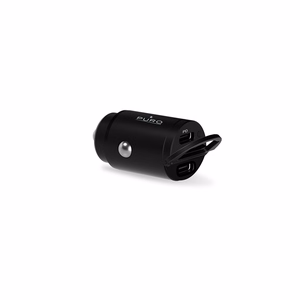 Puro Mini 30W Power Delivery 2 x USB-C automobilinis įkroviklis - juodas