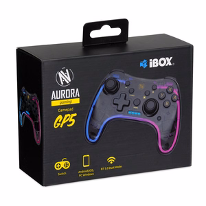 iBox IGP5 Игровой контроллер чёрный Bluetooth геймпад аналог./цифр. Android, Nintendo Switch, Nintendo Switch Lite, Nintendo Switch OLED, PC, iOS