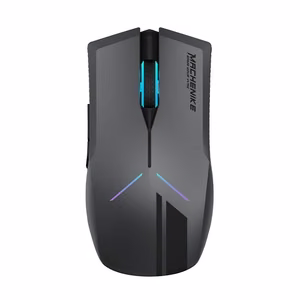 Machenike M721 belaidė žaidimų pelė, 10000 DPI, su RGB apšvietimu, juoda