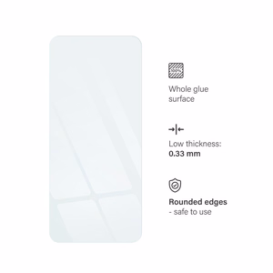 Tempered glass to Motorola G53 Blue Star