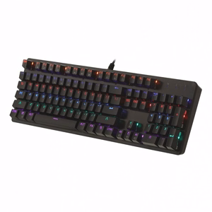 ART laidinė mechaninė klaviatūra USB A QWERTY LED AK-51 juoda