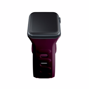 Силиконовый ремешок 3mk для Apple Watch, 38/40/41/42 mm, Mulberry, малый размер