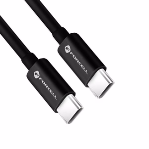 Кабель USB C to USB C Forcell F-Energy QC4.0 PD 3A 60W 0,25 m C338 чёрный